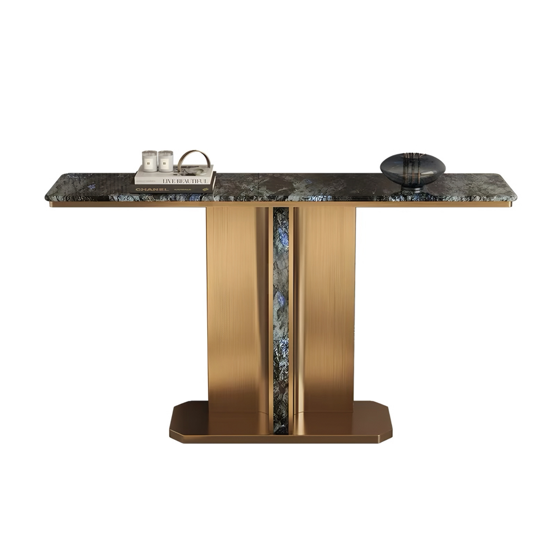 DORVANE Modern Natural Marble Console Table - Cassa Haus Singapore