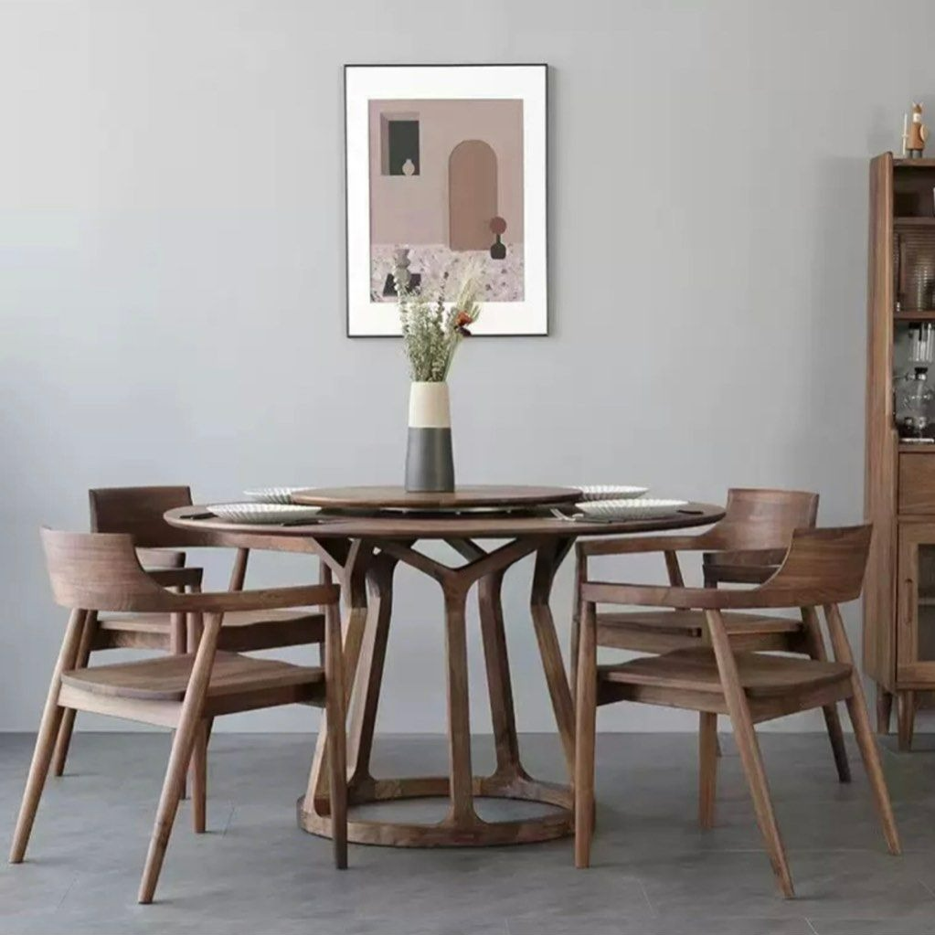 BRANSON Modern Pine Dining Table and Chair Set