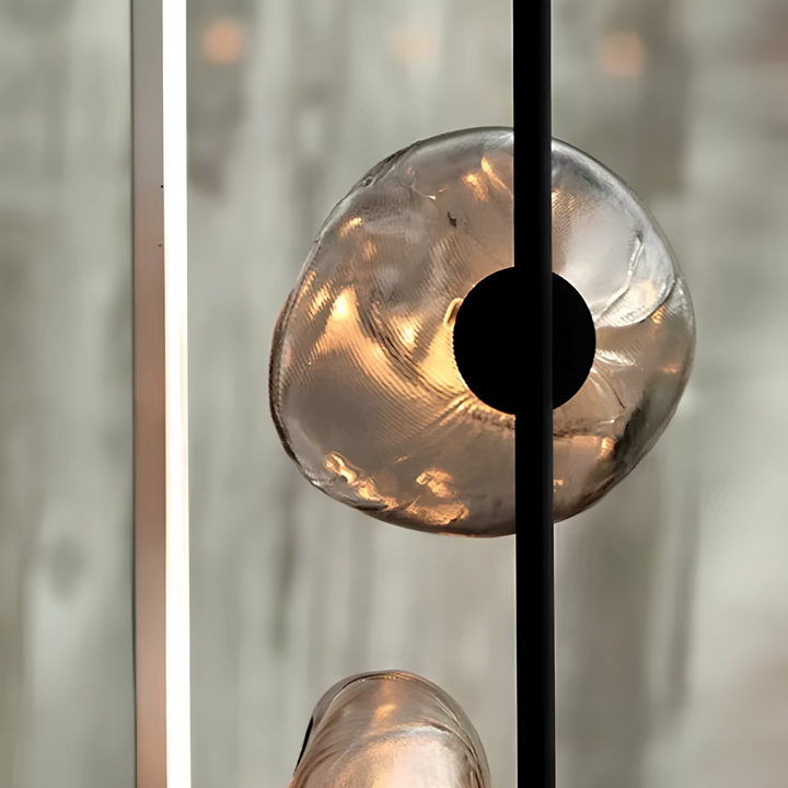 BLACKWELL Modern Glass Floor Lamp - Cassa Haus Singapore