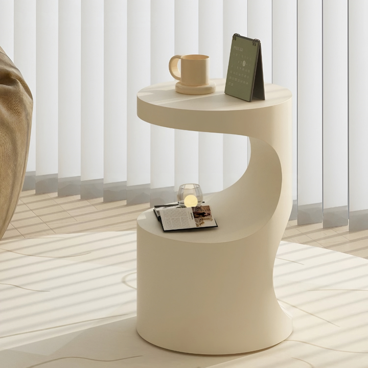 YORIN Wabi Sabi Travertine Side Table
