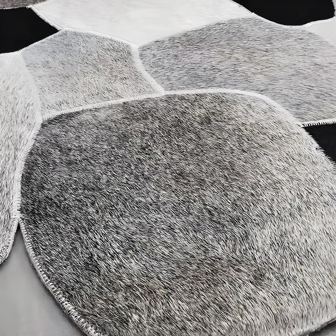 NYMERELLE Modern Cowhide Leather Rug - Cassa Haus Singapore