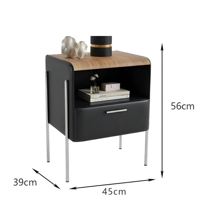 OLYRA Modern Bedside Table