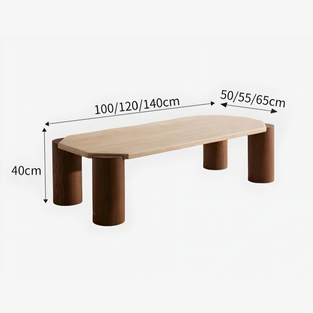 TREVISO Modern Travertine Coffee Table - Cassa Haus Singapore