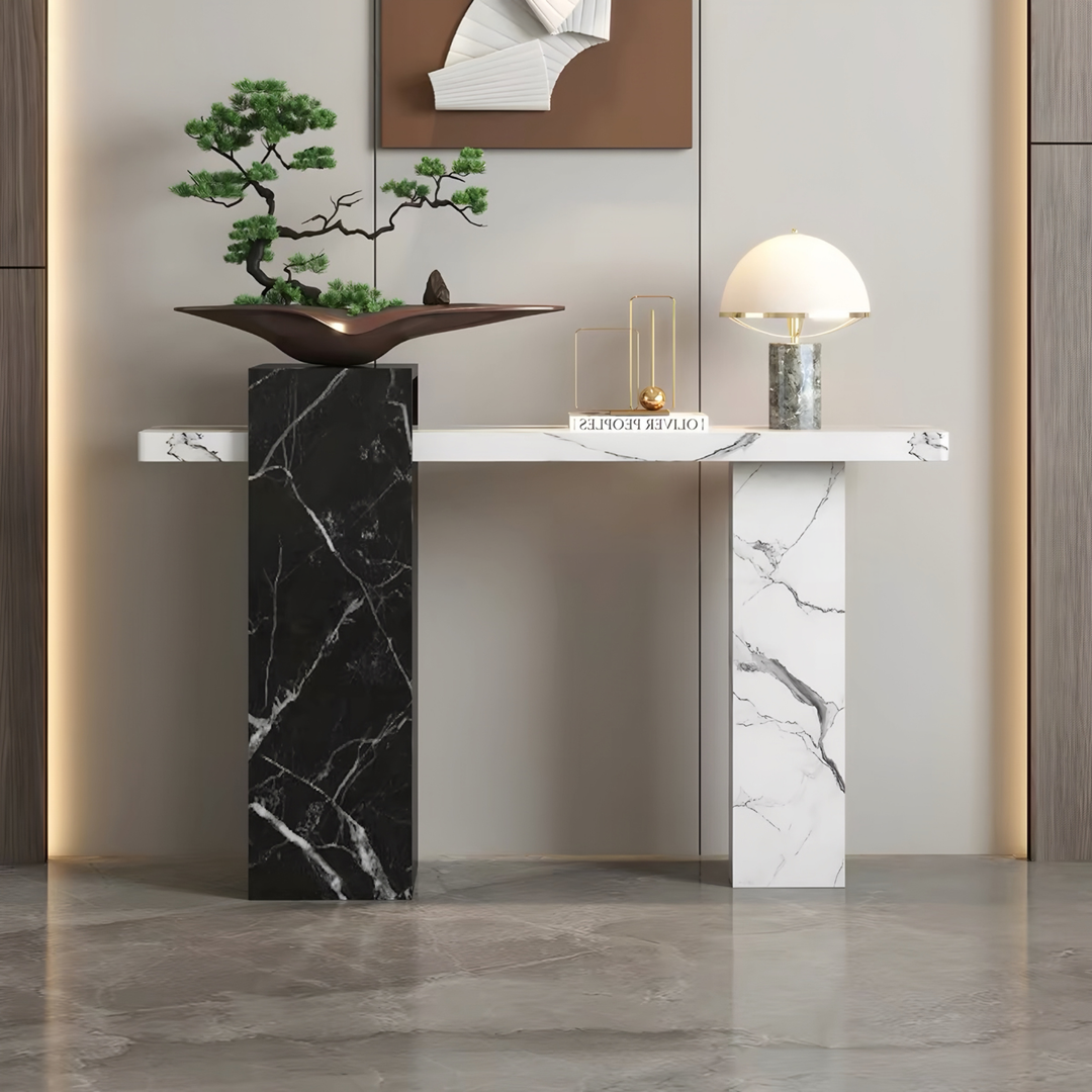 BIANERO Modern Marble Console Table - Cassa Haus Singapore