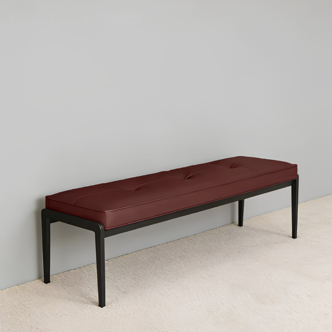 NORDEN Modern Leather Bench - Cassa Haus Singapore