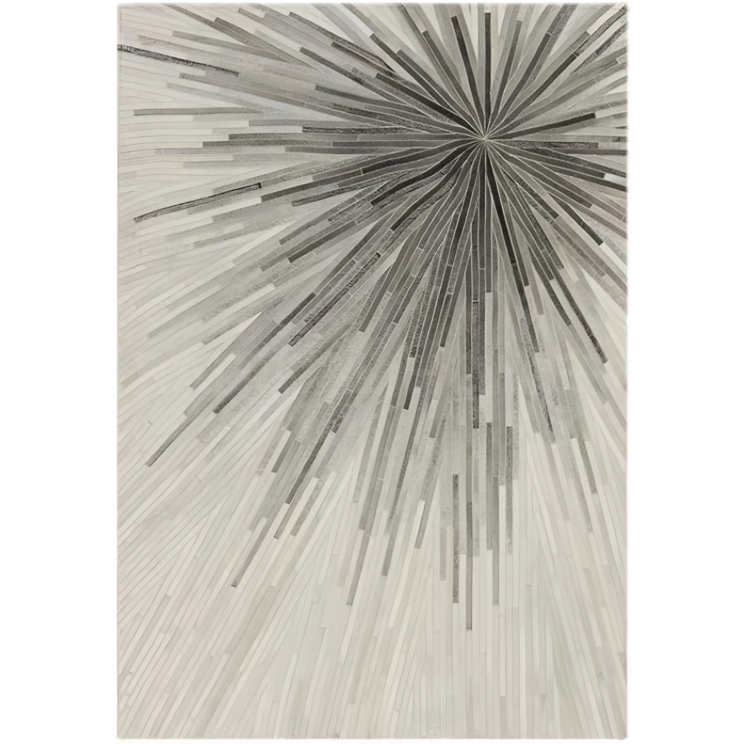 ASTRALYNE Modern Cowhide Leather Rug - Cassa Haus Singapore
