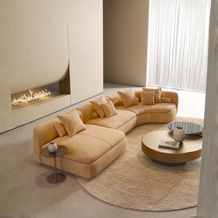 TAVROS Modern Curved Modular Sofa