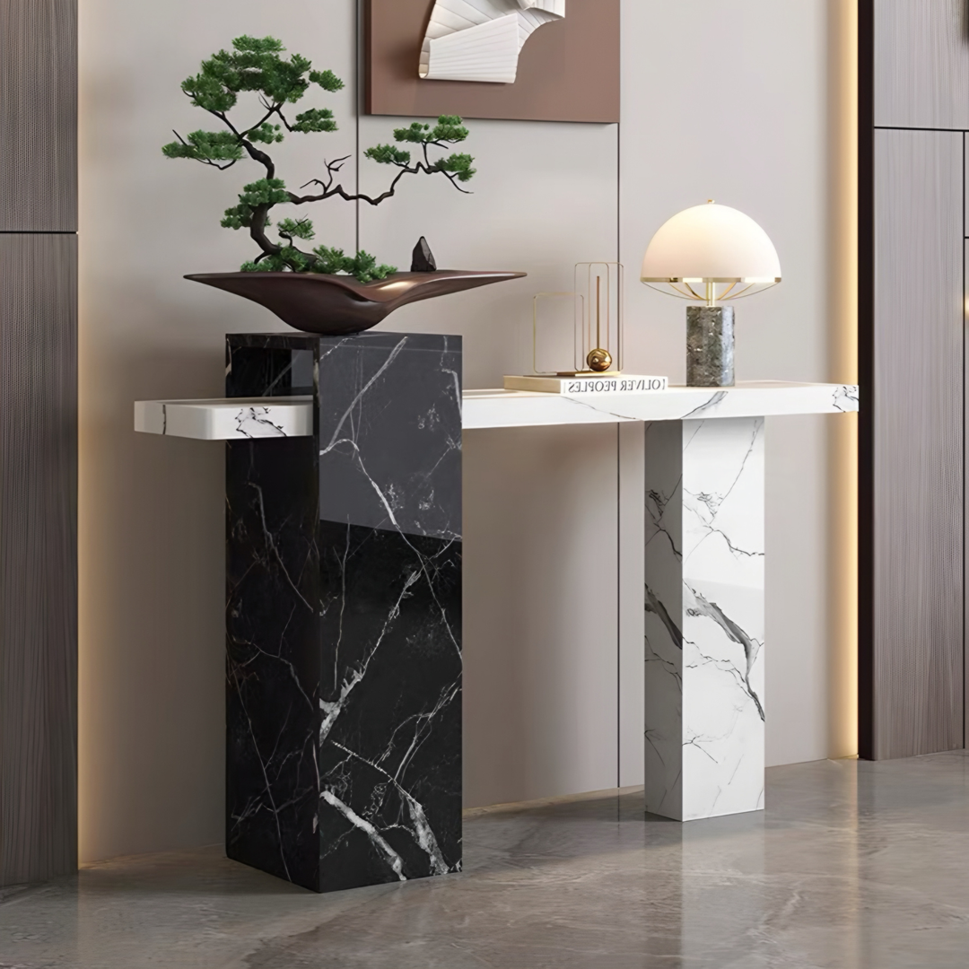 BIANERO Modern Marble Console Table - Cassa Haus Singapore