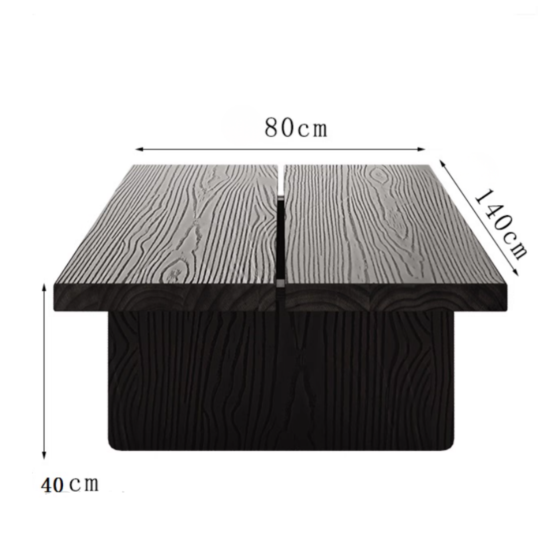 XAVIAR Modern Solid Wood Coffee Table