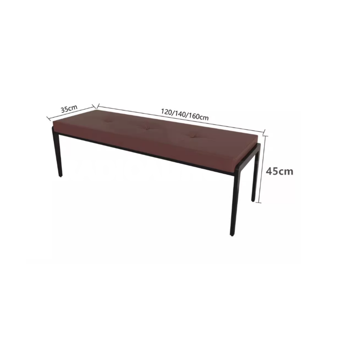 NORDEN Modern Leather Bench - Cassa Haus Singapore