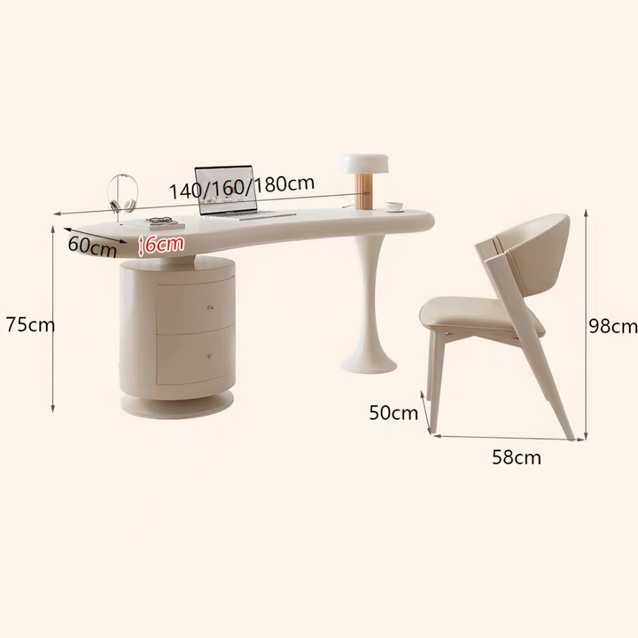 AURELIEN Modern French Study Table - Cassa Haus Singapore