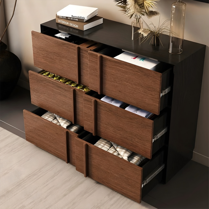 SYNCOPATE Modern Solid Wood Chest of Drawers