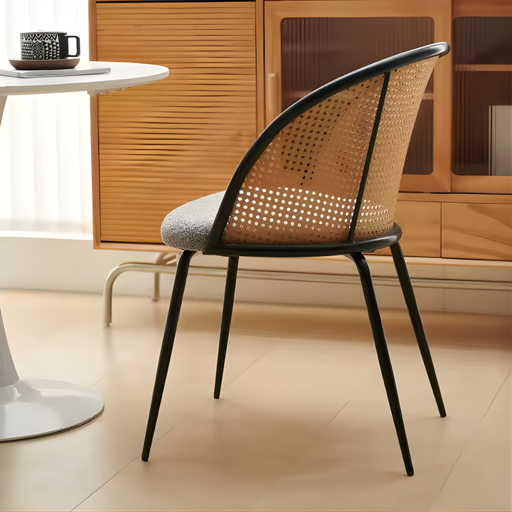 ELORA Modern Rattan Dining Chair - Cassa Haus Singapore