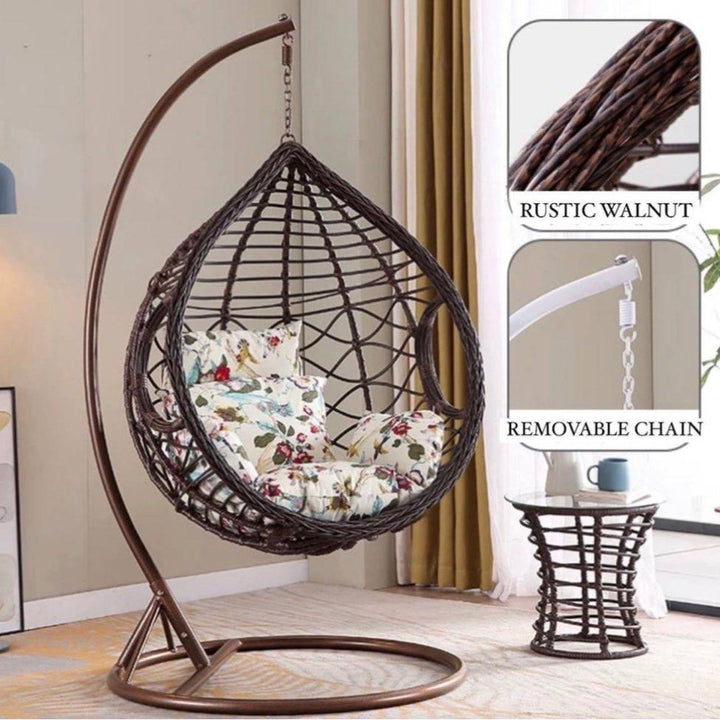 QYRAVORA Modern Outdoor Swing Chair