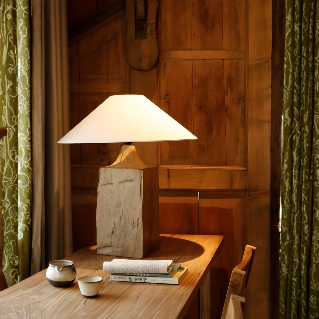 GRENVILLE Modern Solid Wood Floor & Table Lamp - Cassa Haus Singapore