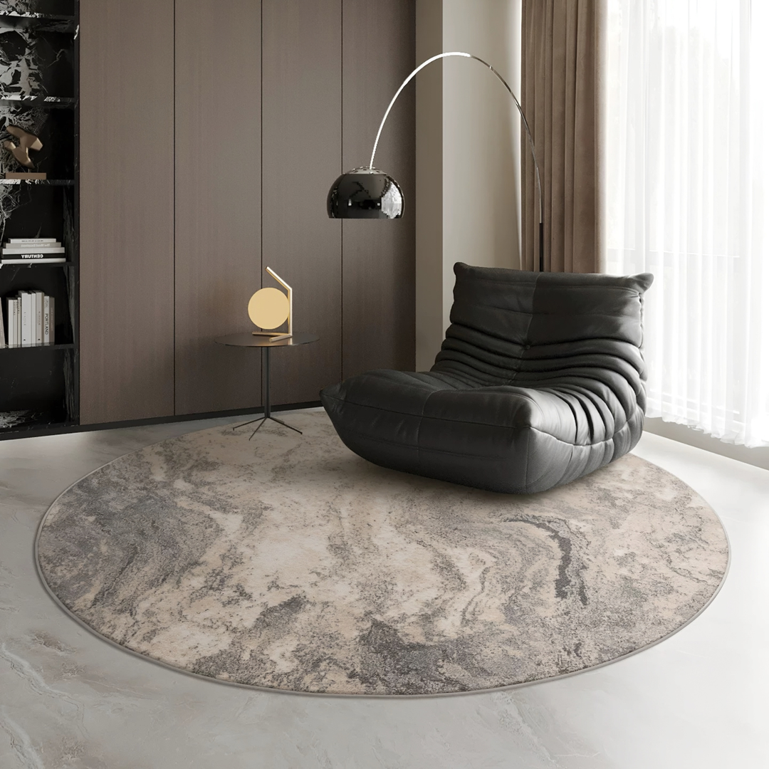 STONE Modern Round Rug - Cassa Haus Singapore
