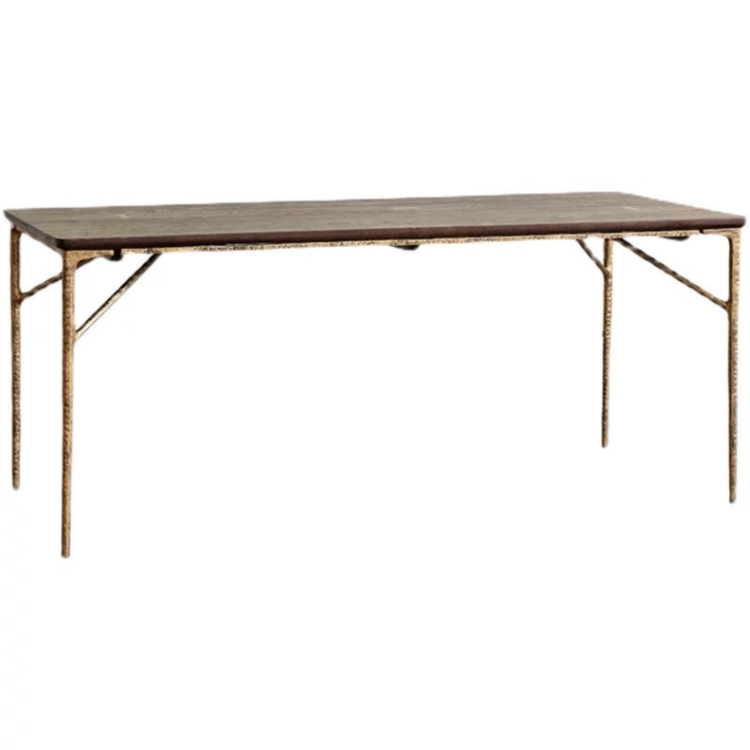 GILDEDGE Mid Century Solid Wood Dining Table