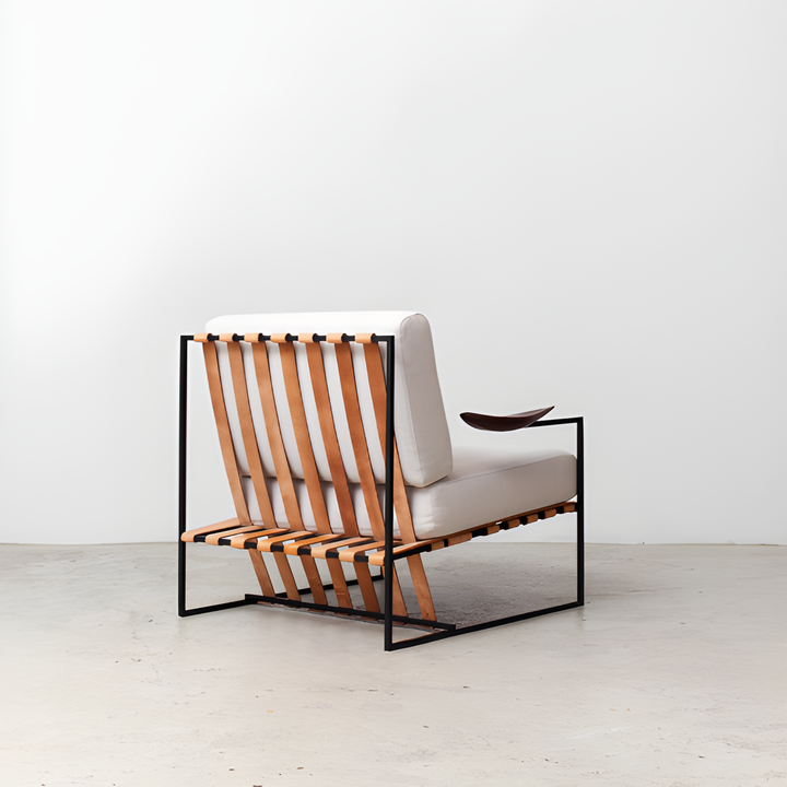 JOVEN Minimalist Lounge Chair & Ottoman - Cassa Haus Singapore