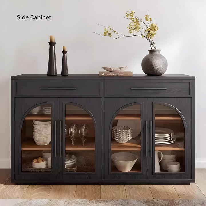 CHANTERELLE Vintage Solid Wood TV Console
