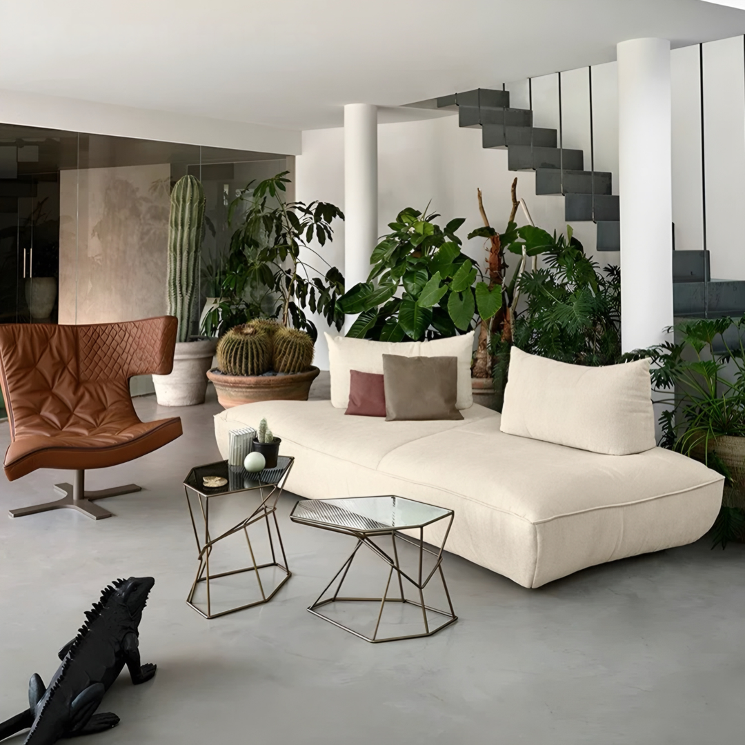 LEAFKIN Modern Modular Velvet Sofa