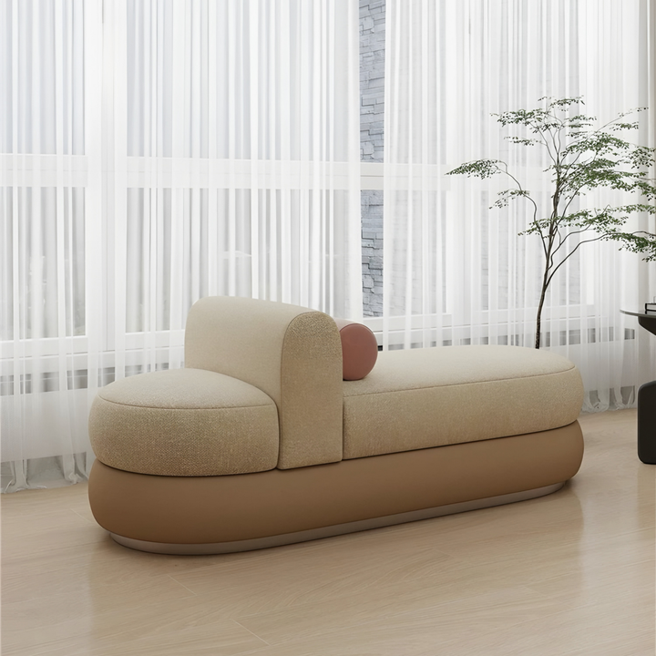 QIRO Modern Chaise Bench