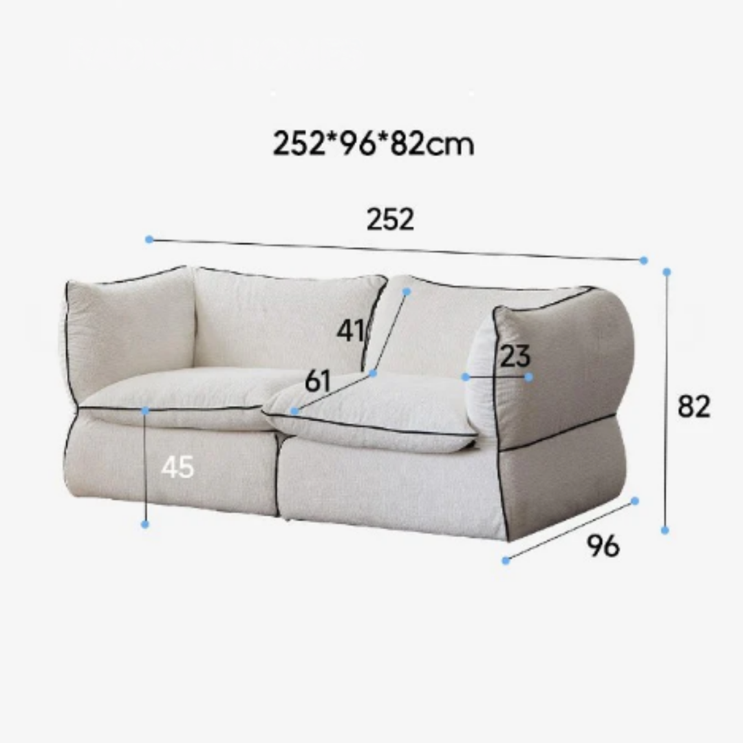 SORWICK Modern Fabric Sofa