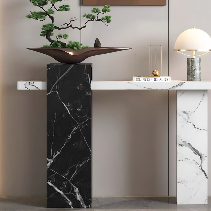 BIANERO Modern Marble Console Table - Cassa Haus Singapore