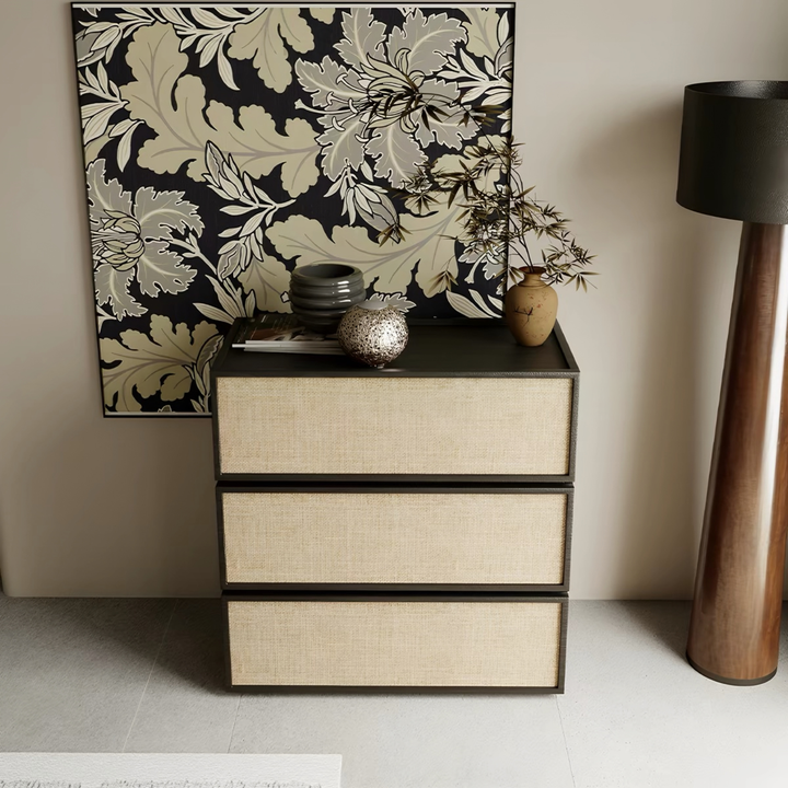 WATTLE Rustic Rattan Chest of Drawers - Cassa Haus Singapore