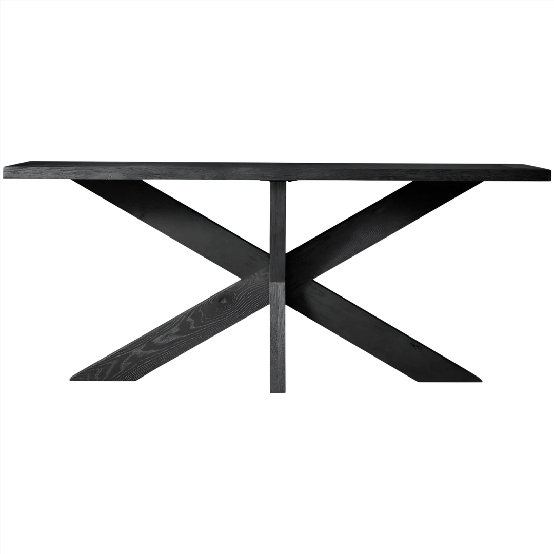 TRUSSEN Modern Solid Wood Console Table - Cassa Haus Singapore