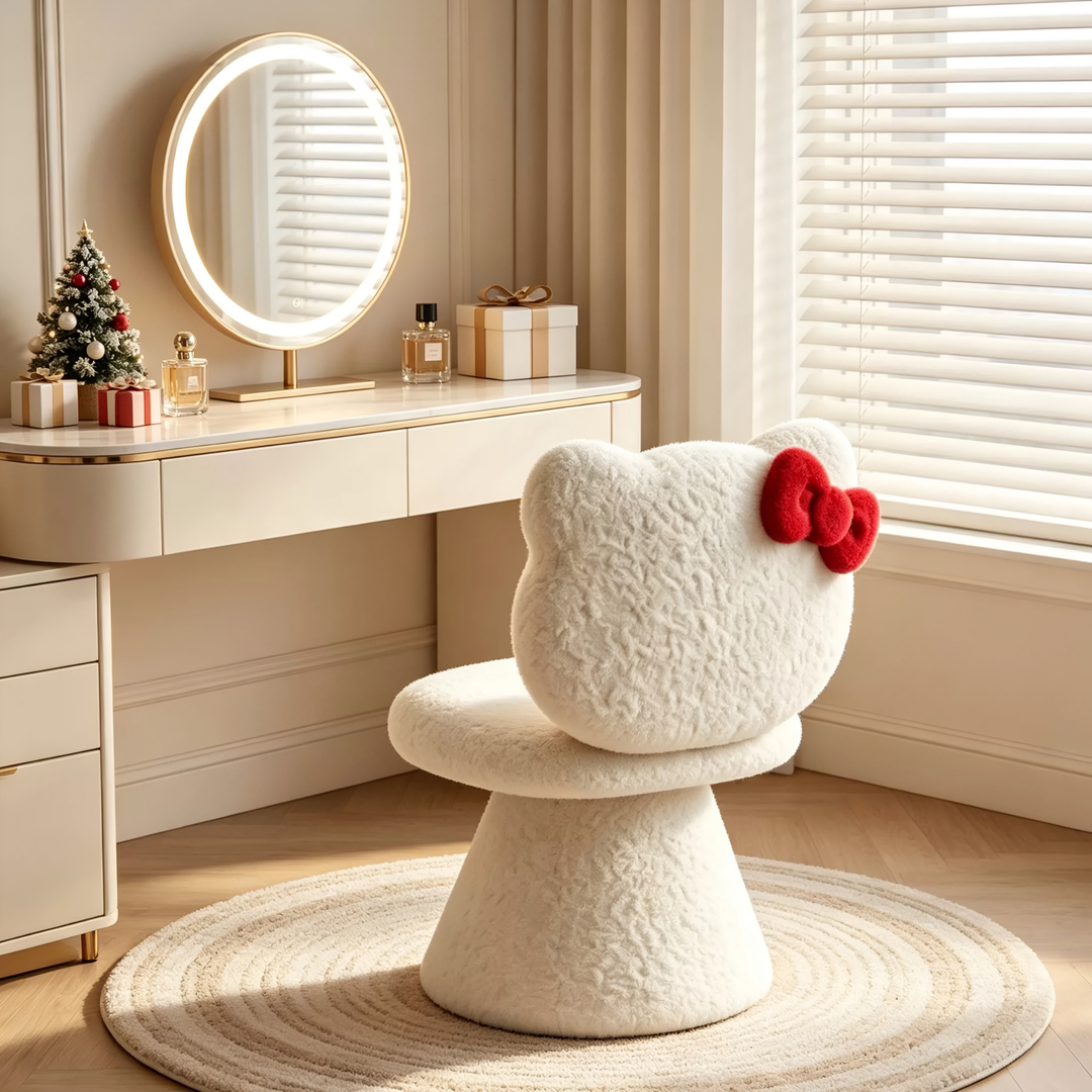 MIREYA Modern Boucle Vanity Chair