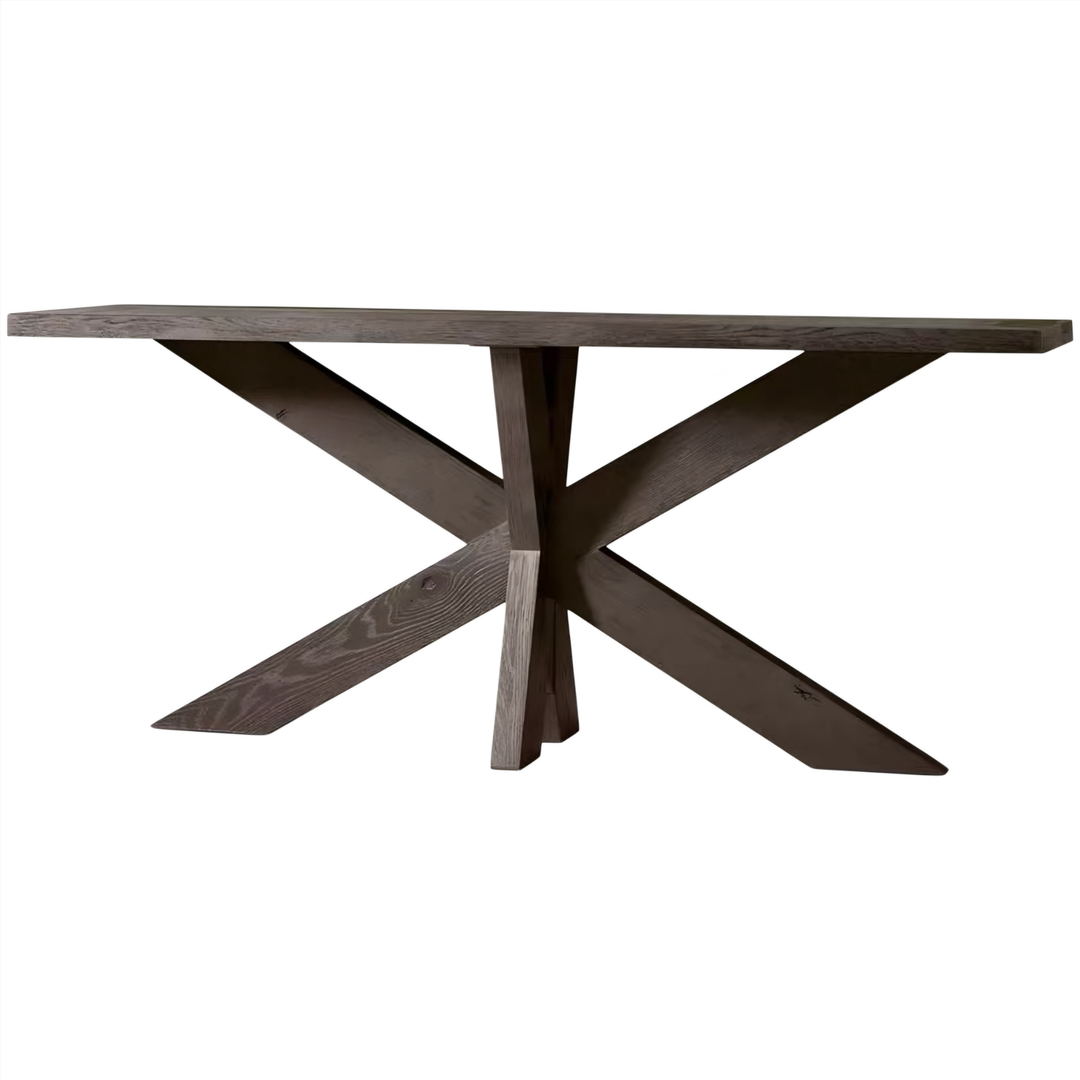 TRUSSEN Modern Solid Wood Console Table - Cassa Haus Singapore