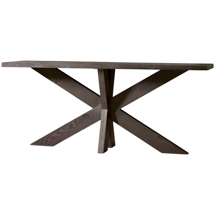 TRUSSEN Modern Solid Wood Console Table - Cassa Haus Singapore