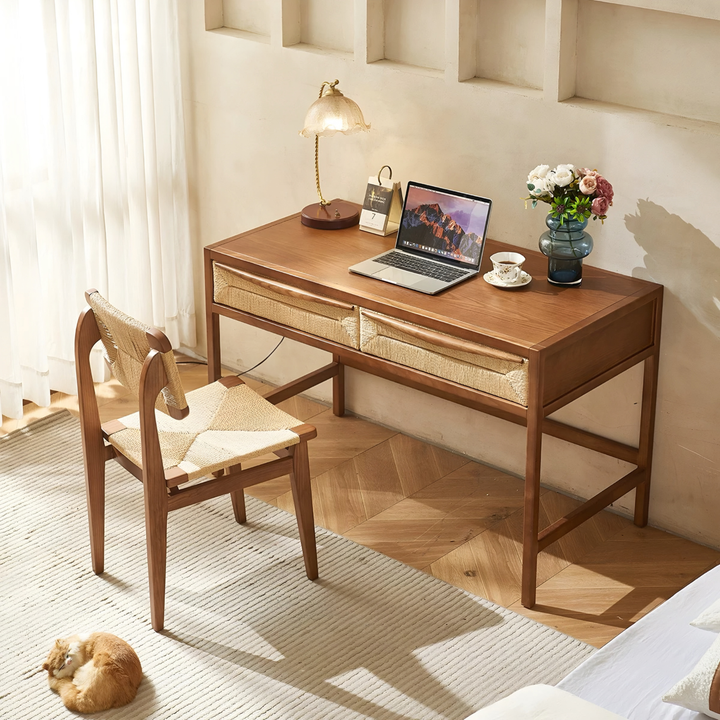 FLORENCE Nordic Rattan Study Table