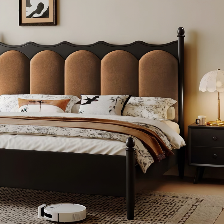 VESKARA Victorian Solid Wood Bedframe - Cassa Haus Singapore