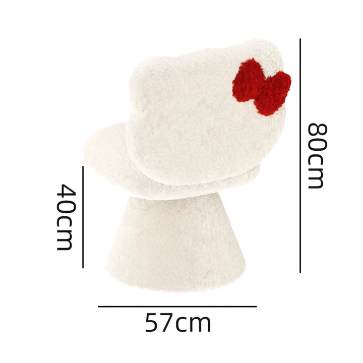 MIREYA Modern Boucle Vanity Chair