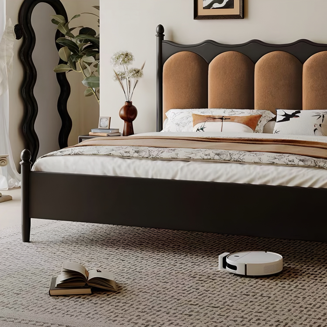 VESKARA Victorian Solid Wood Bedframe - Cassa Haus Singapore