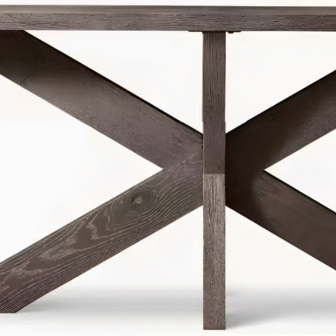 TRUSSEN Modern Solid Wood Console Table - Cassa Haus Singapore
