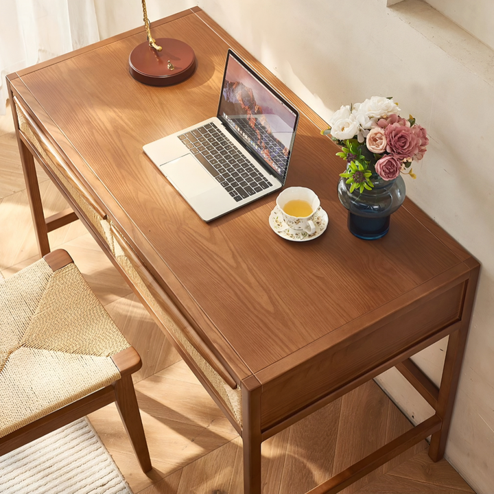 FLORENCE Nordic Rattan Study Table