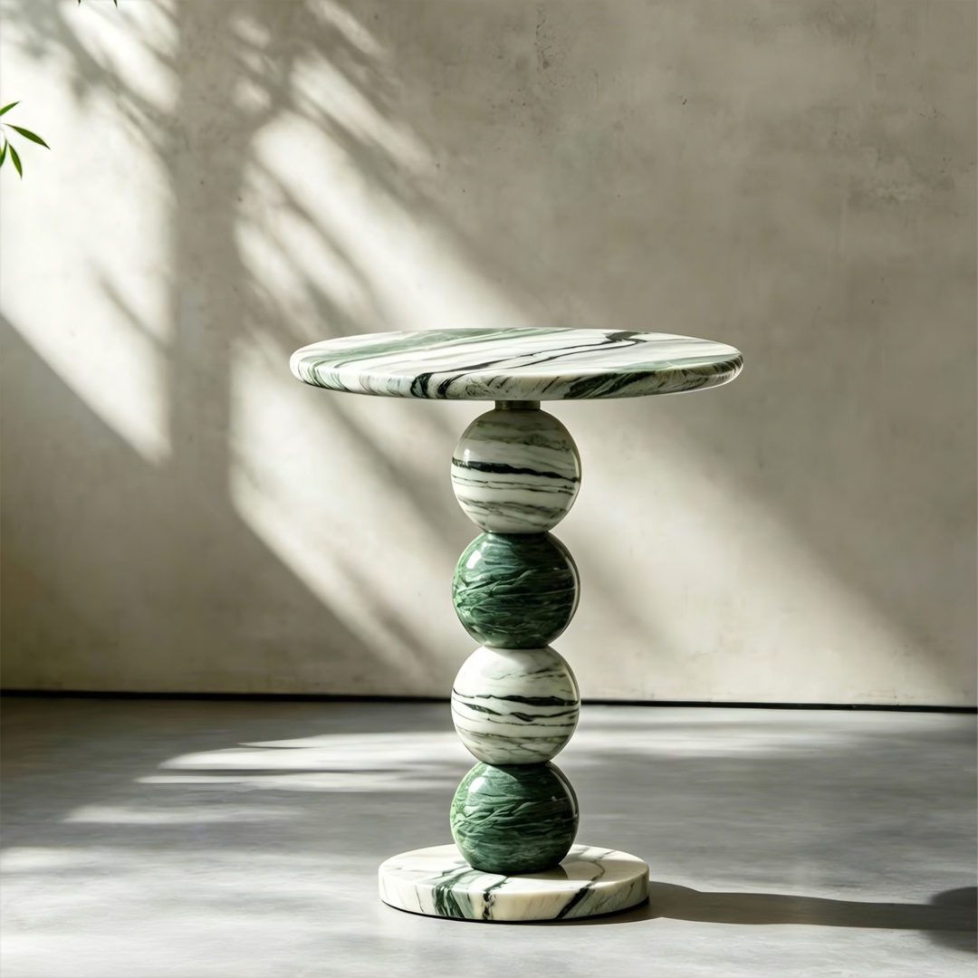 MATEO Modern Marble Side Table - Cassa Haus Singapore