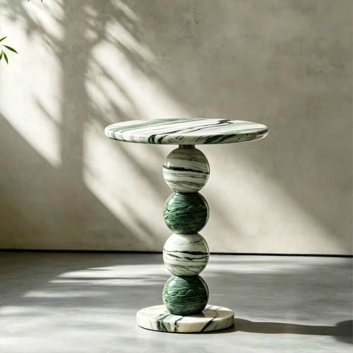 MATEO Modern Marble Side Table - Cassa Haus Singapore