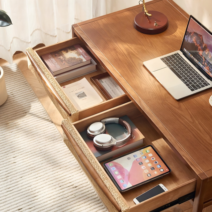 FLORENCE Nordic Rattan Study Table
