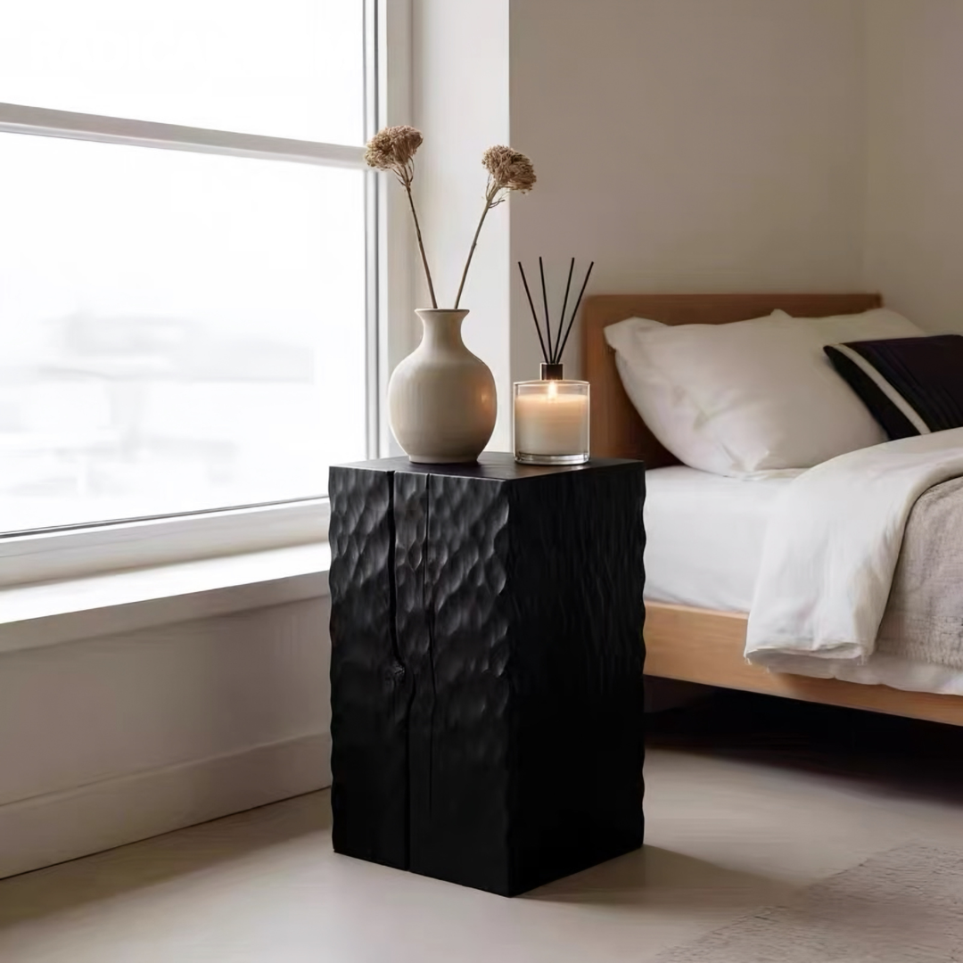 ZAYRO Modern Solid Wood Pedestal - Cassa Haus Singapore