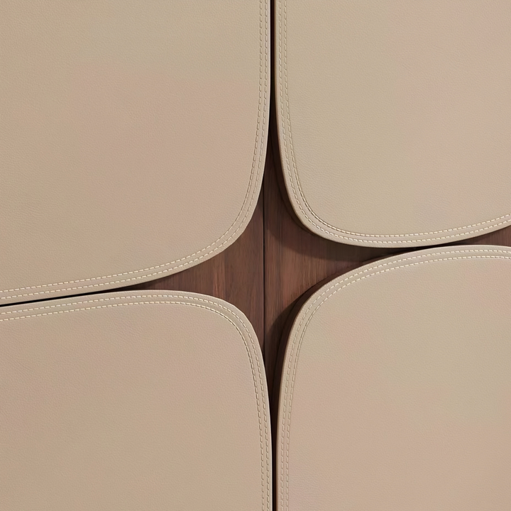 VALSERO Modern Saddle Leather Sideboard - Cassa Haus Singapore