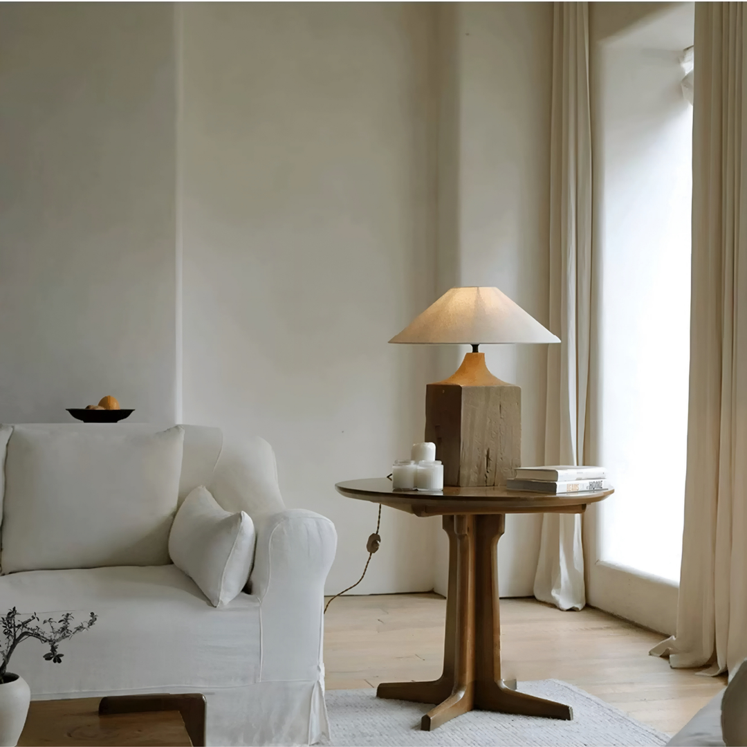 GRENVILLE Modern Solid Wood Floor & Table Lamp - Cassa Haus Singapore