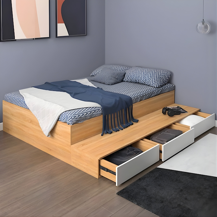 PIPREN Minimalist Platform Storage Bed