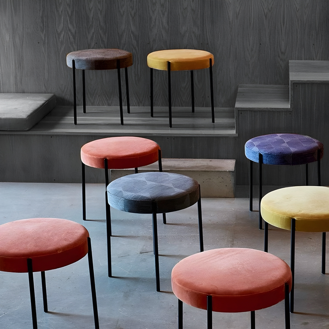 BRIO Modern Velvet Stool