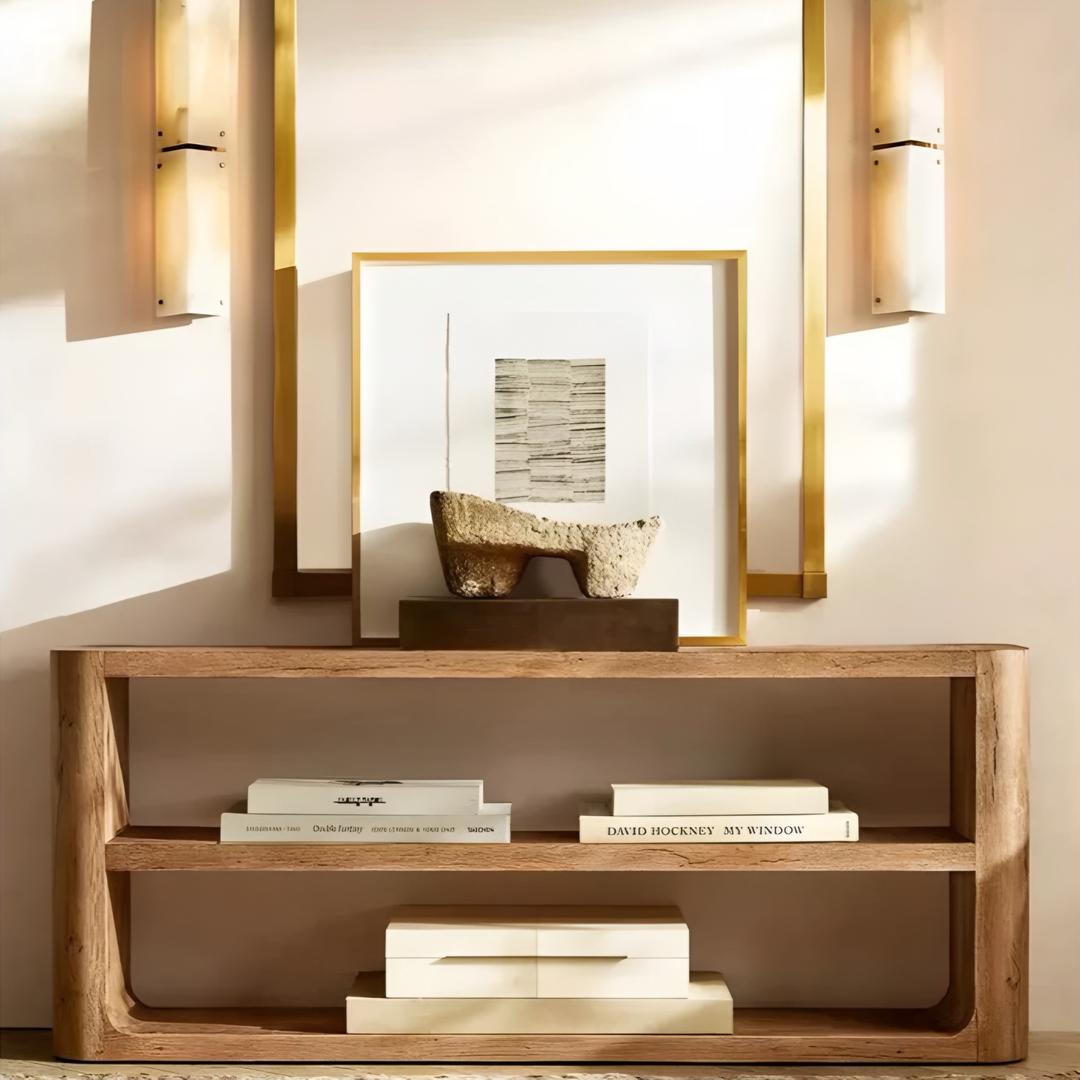 ROVELA Modern Solid Wood Console Table
