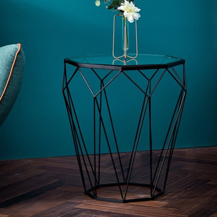 KYREN Modern Wireframe Side Table
