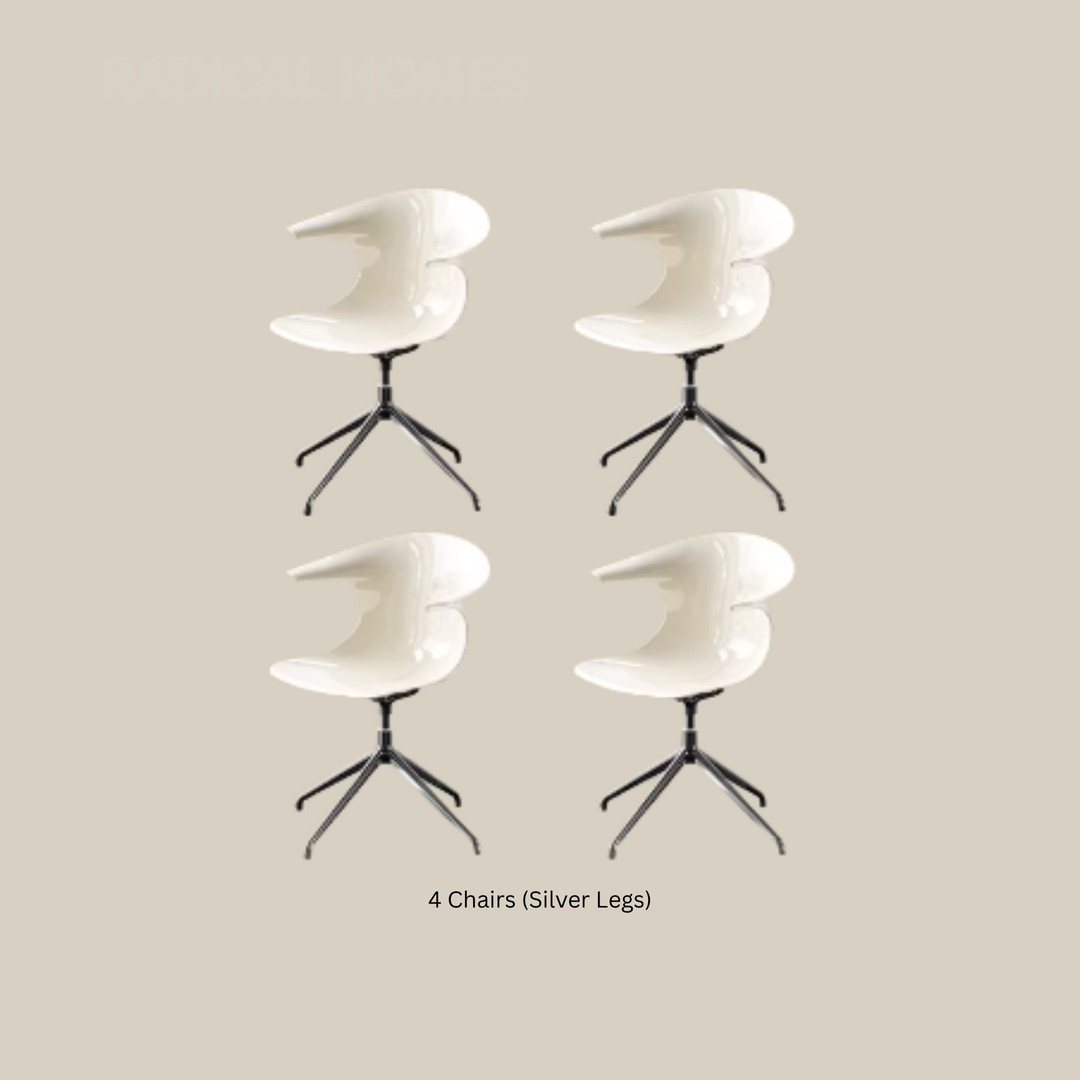 NEXI Modern Swivel Plastic Study Chair
