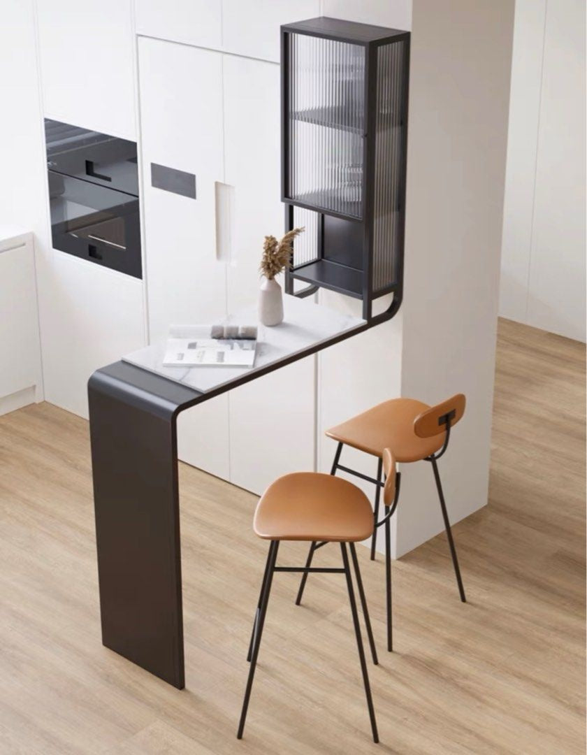 AURELIX Modern Floating Bar Table